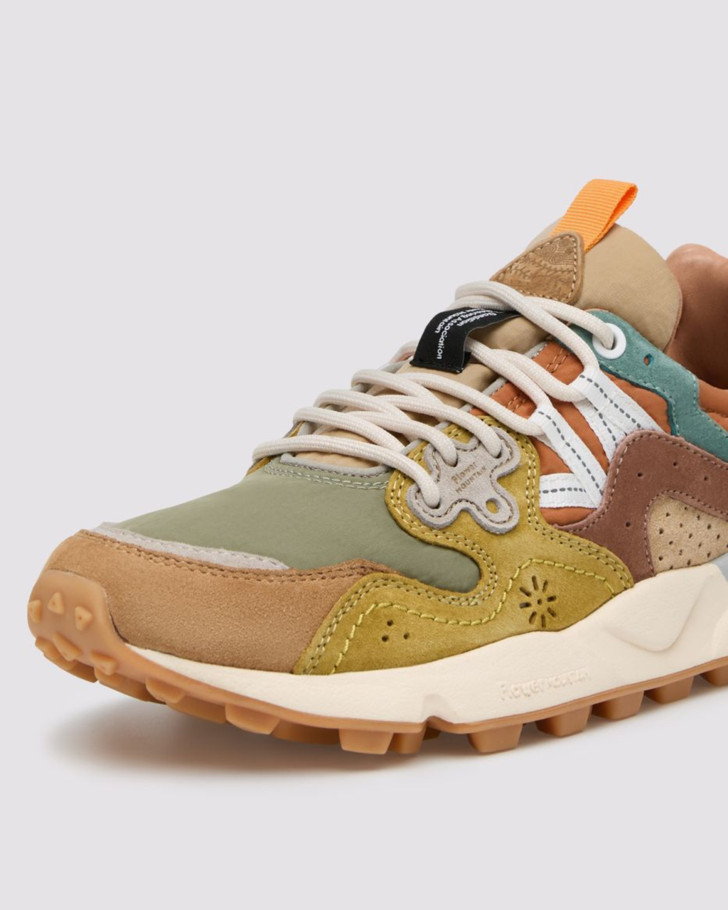 Sneakers Yamano 3 Uni Light Brown, Taupe & Ocher - Flower Mountain