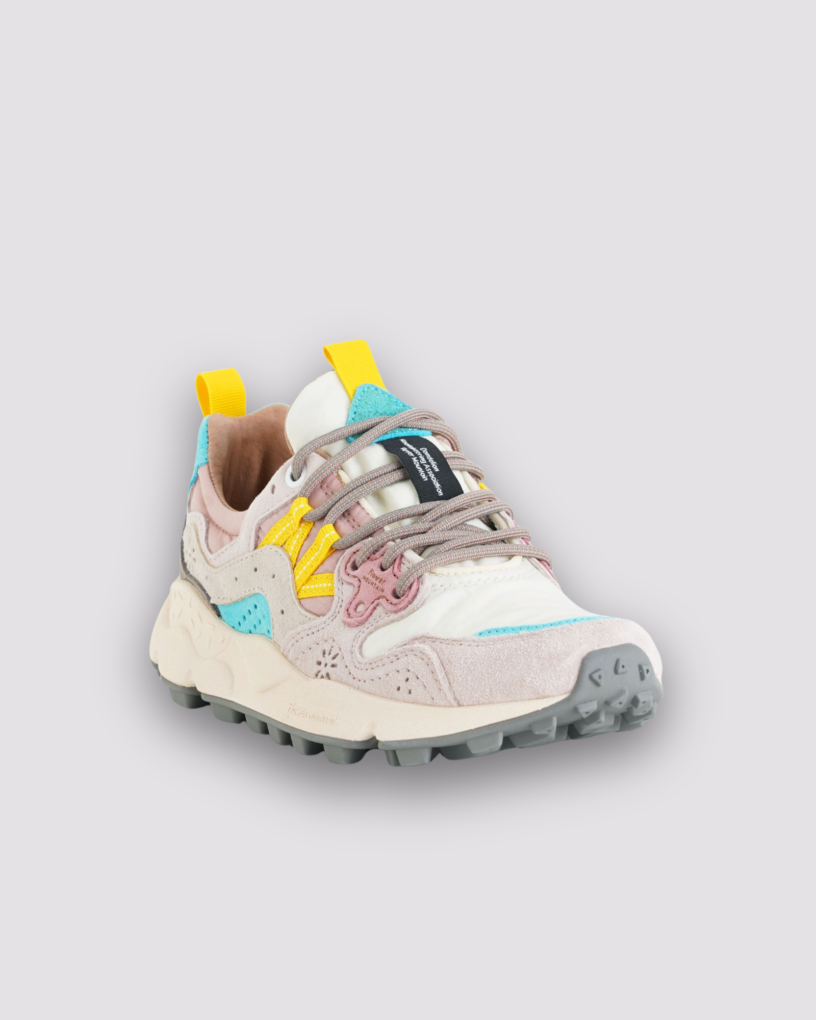 Sneakers Yamano 3 Woman Light Pink & Off-White - Flower Mountain - Gold Boutique