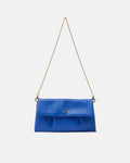 Candy Pochette in Pelle Pieno Fiore - Bluette - Gold Boutique