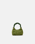 Borsa Chop Small Hobo in Suede - Aloe - Gold Boutique