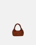 Borsa Chop Small Hobo in Suede - Caramel - Gold Boutique