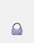 Borsa Chop Small Hobo in Suede - Lavanda - Gold Boutique