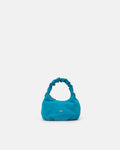 Borsa Chop Small Hobo in Suede - Turchese - Gold Boutique