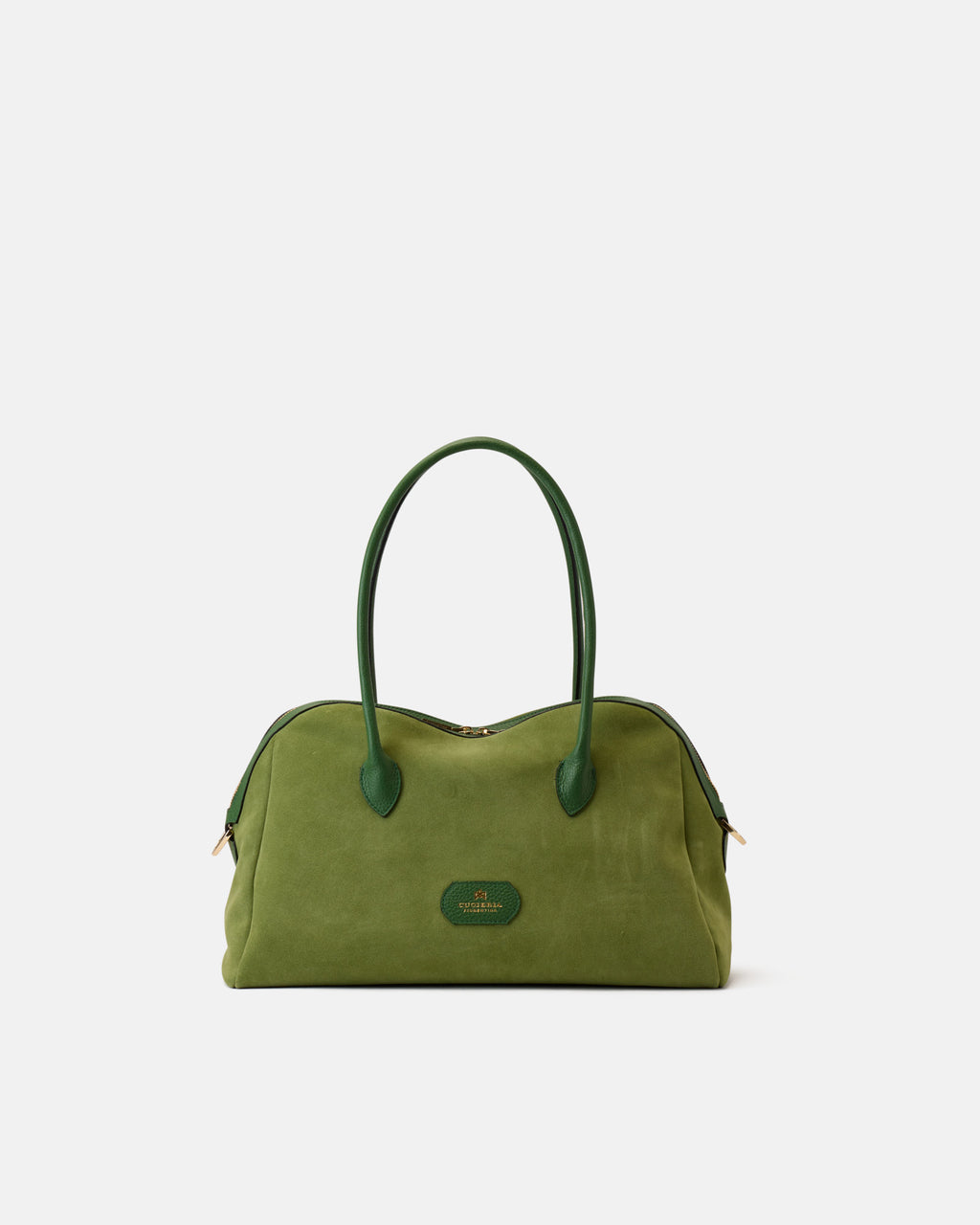 Borsa Emma Boho Shopping in Pelle - Aloe - Gold Boutique
