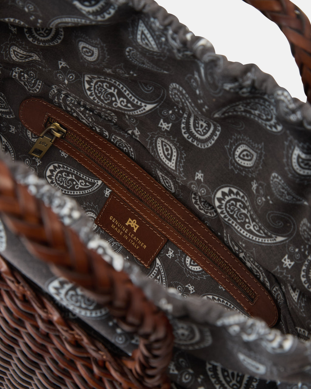 Borsa Tote Celeste Large in Vera Pelle - Marrone - Gold Boutique