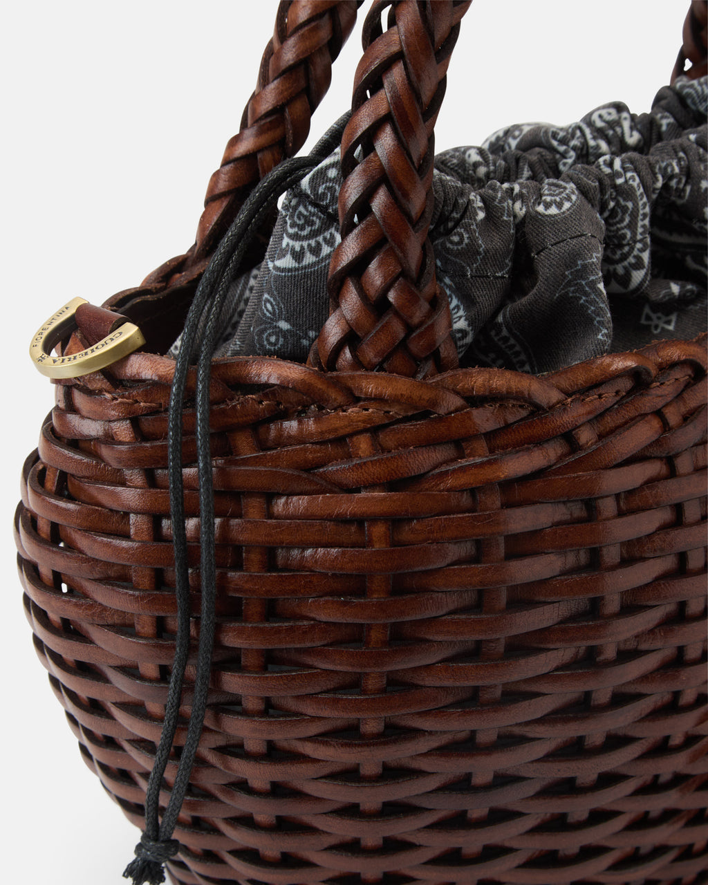 Borsa Tote Celeste Large in Vera Pelle - Marrone - Gold Boutique