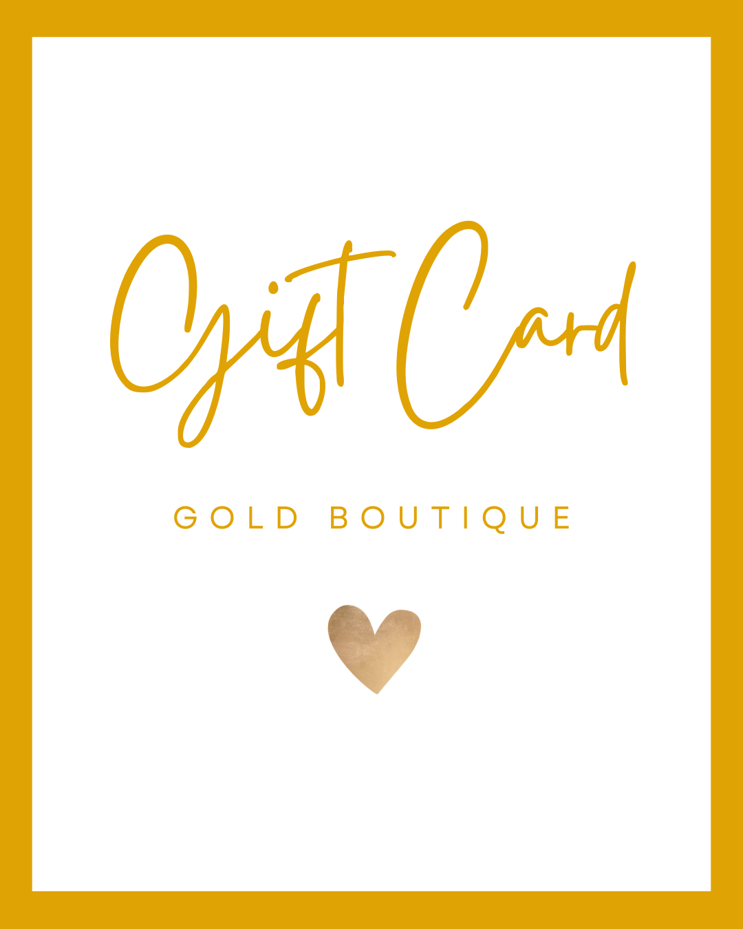 Buono Regalo Gold Boutique - Gold Boutique