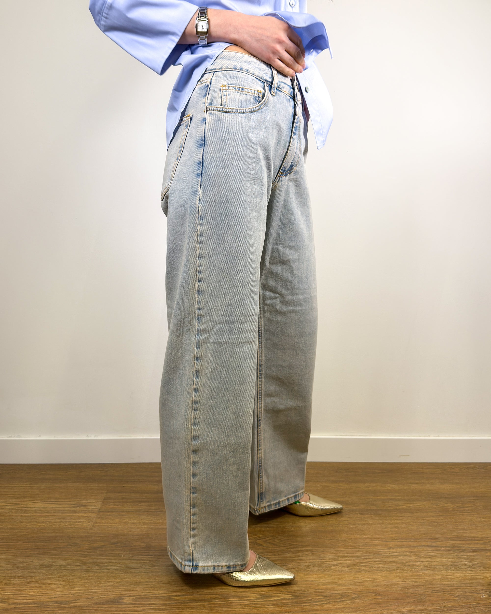 Jeans Boy Fit in Puro Cotone