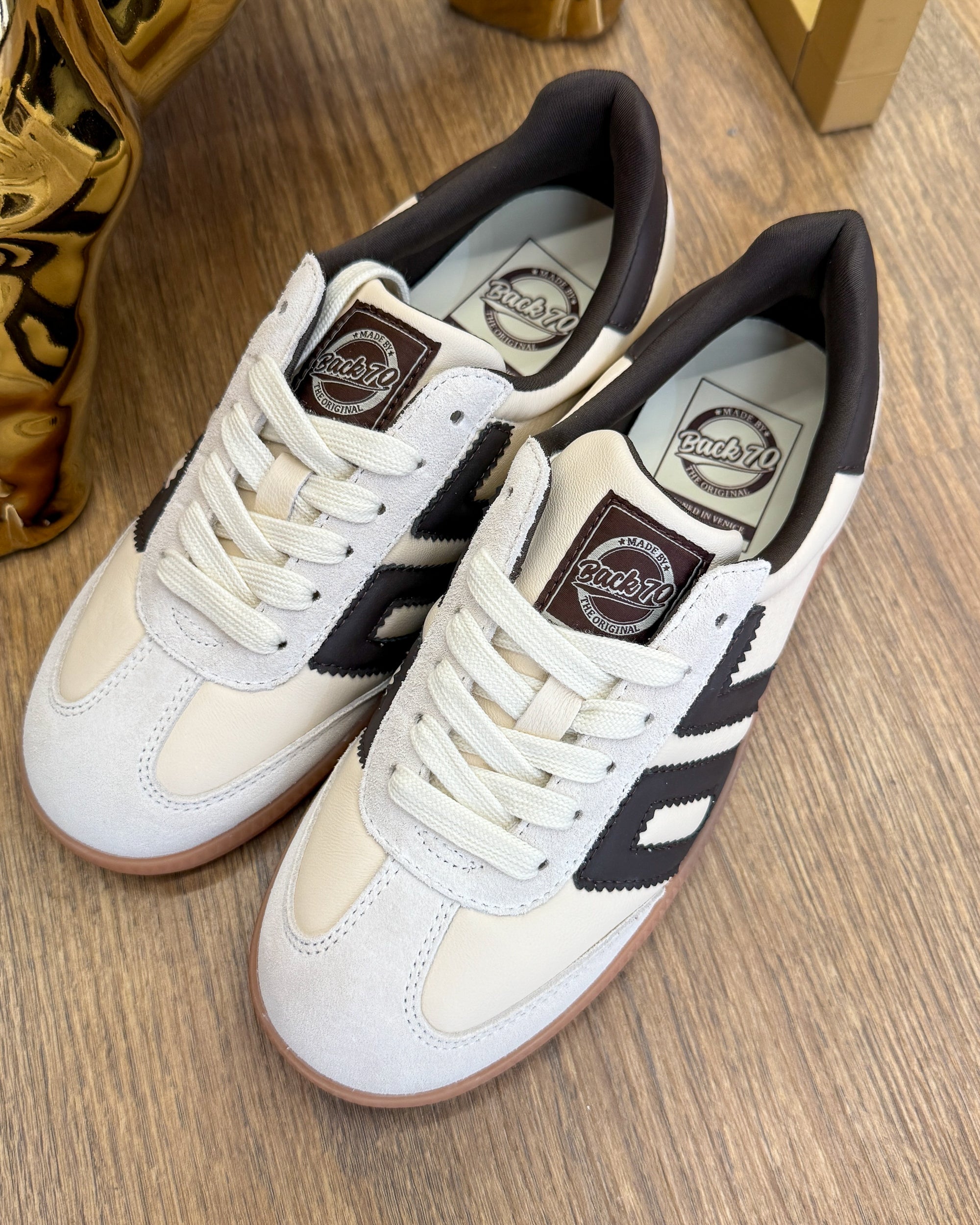 Sneaker Cloud in Pelle - Nappa Butter Coffee | BACK 70