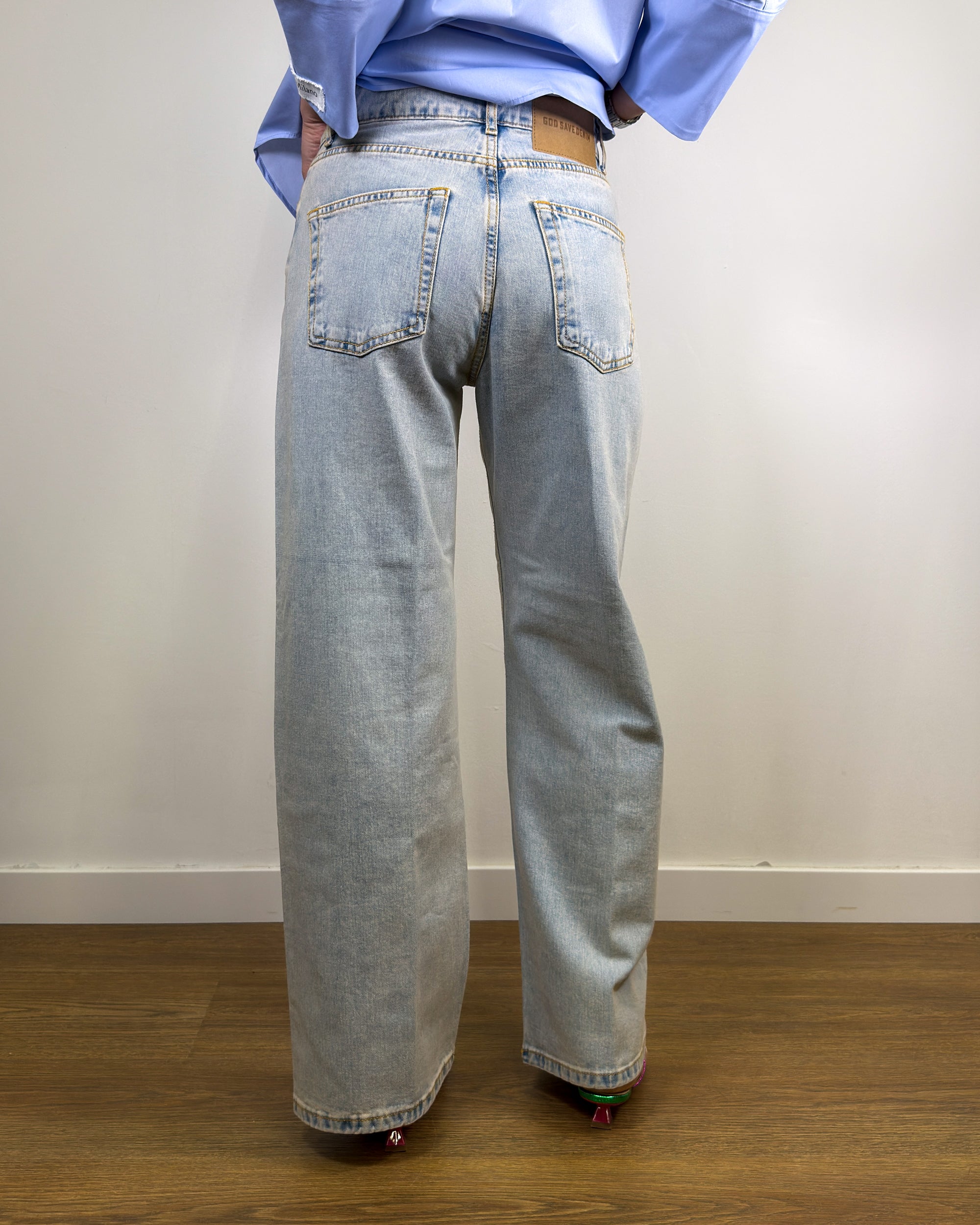 Jeans Boy Fit in Puro Cotone