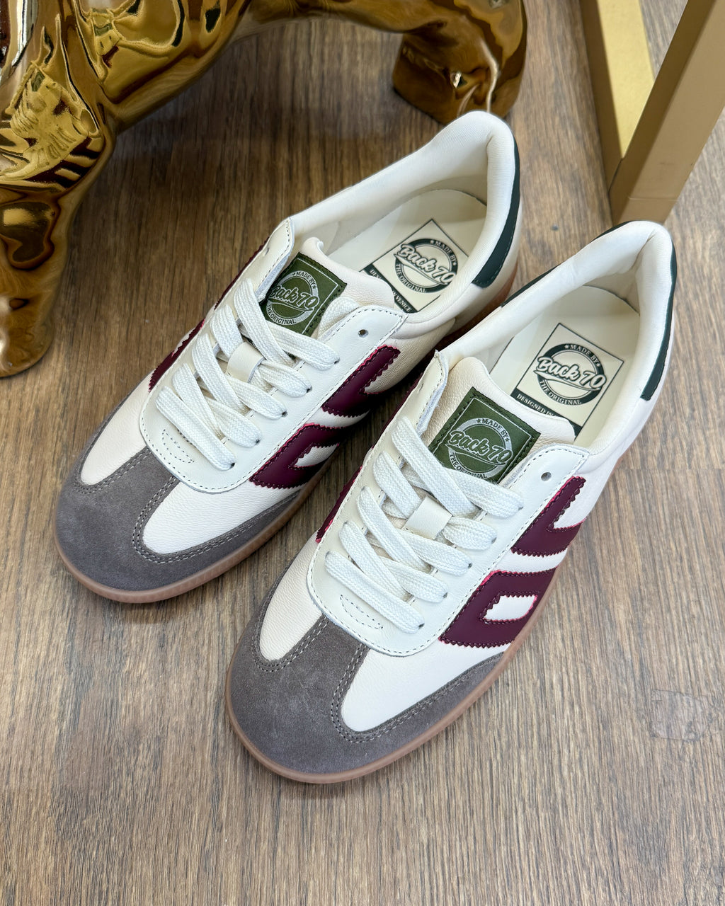 Sneaker Cloud in Pelle - Nappa Butter Wine | BACK 70