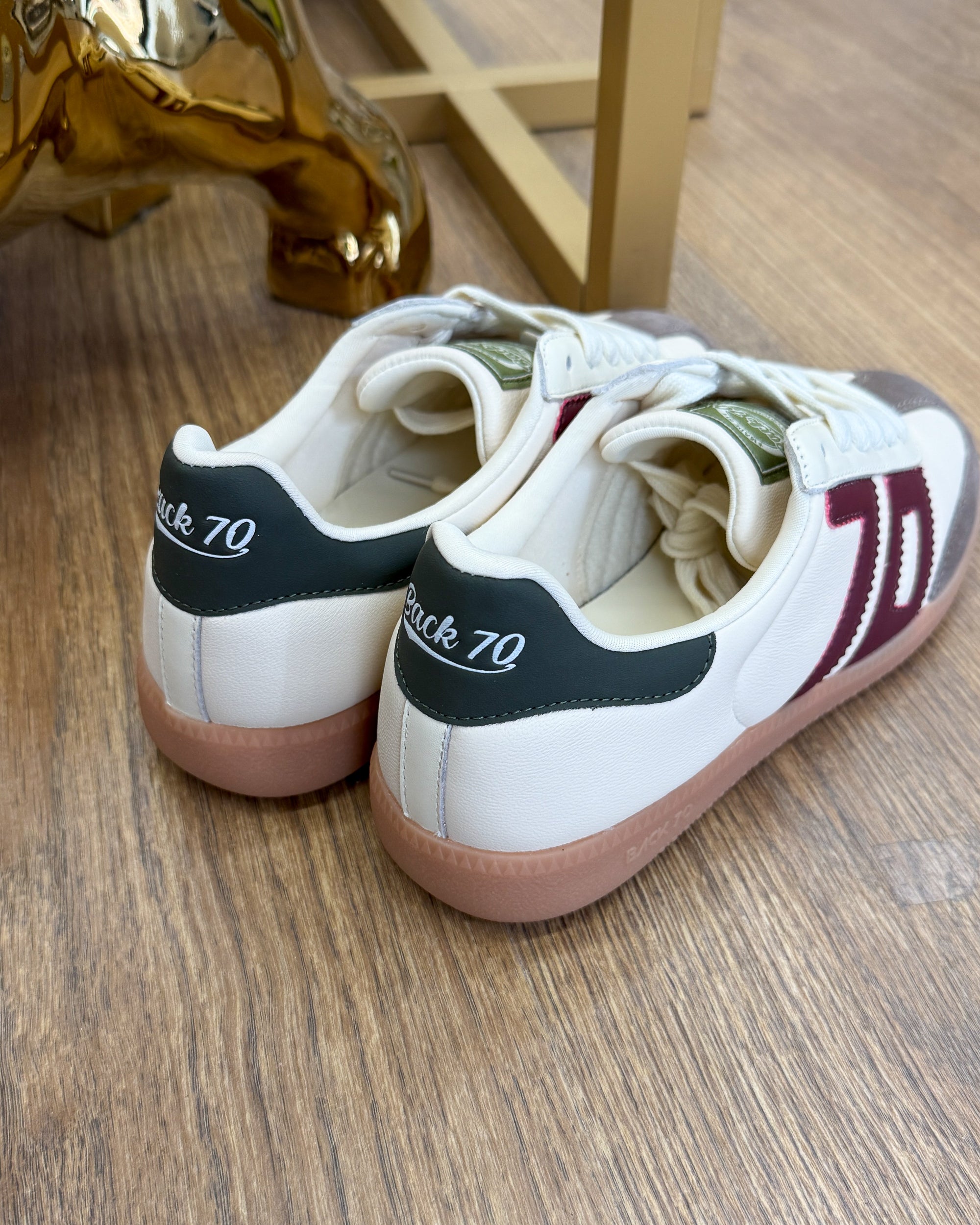 Sneaker Cloud in Pelle - Nappa Butter Wine | BACK 70