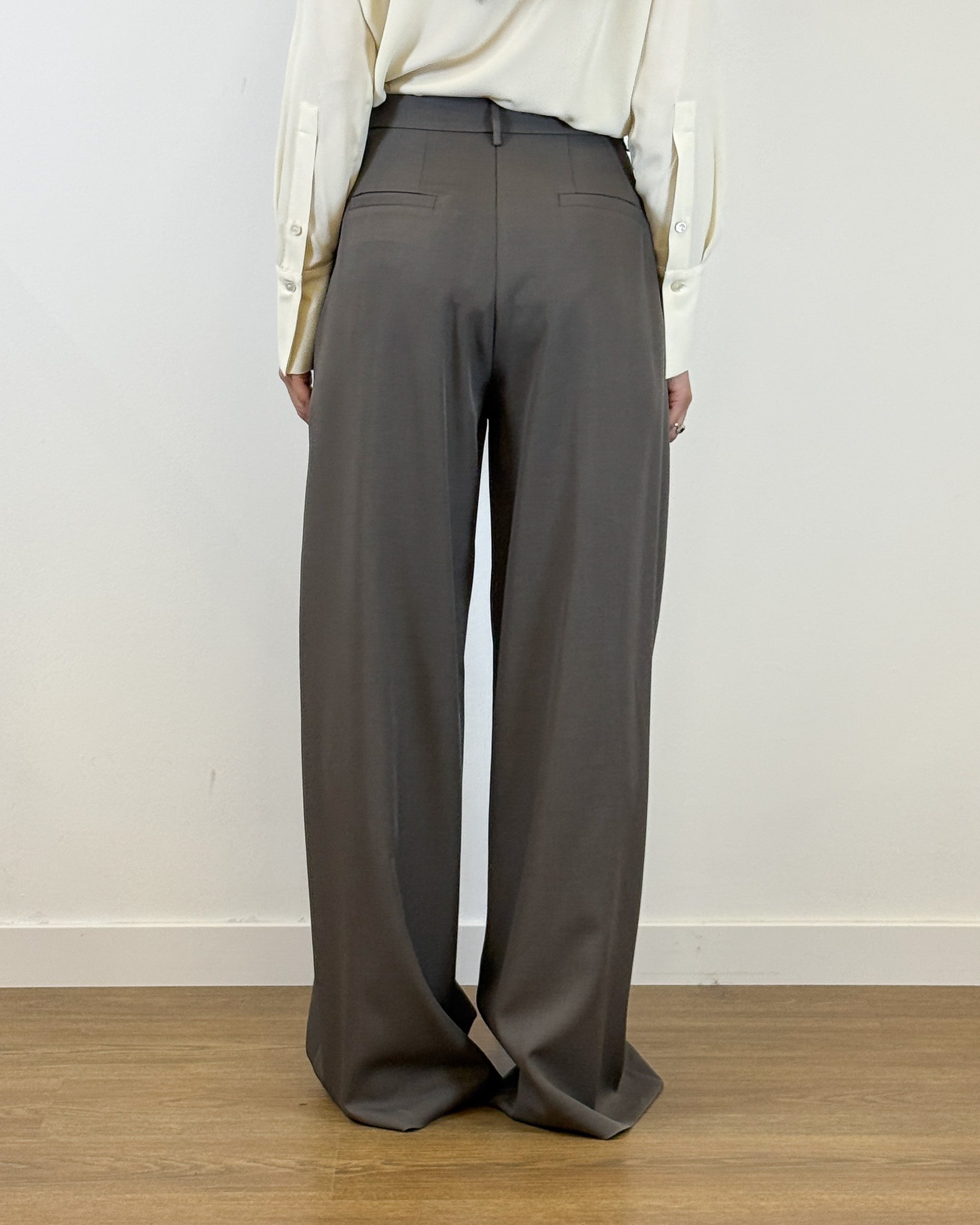 Pantalone Palazzo con Pinces Profonde - Talpa | MEIMEIJ