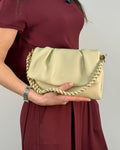 Borsa Charlotte Small Messenger in Pelle - Prosecco
