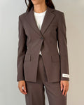 Blazer Monopetto Sfiancato con Revers a Lancia - Testa di Moro