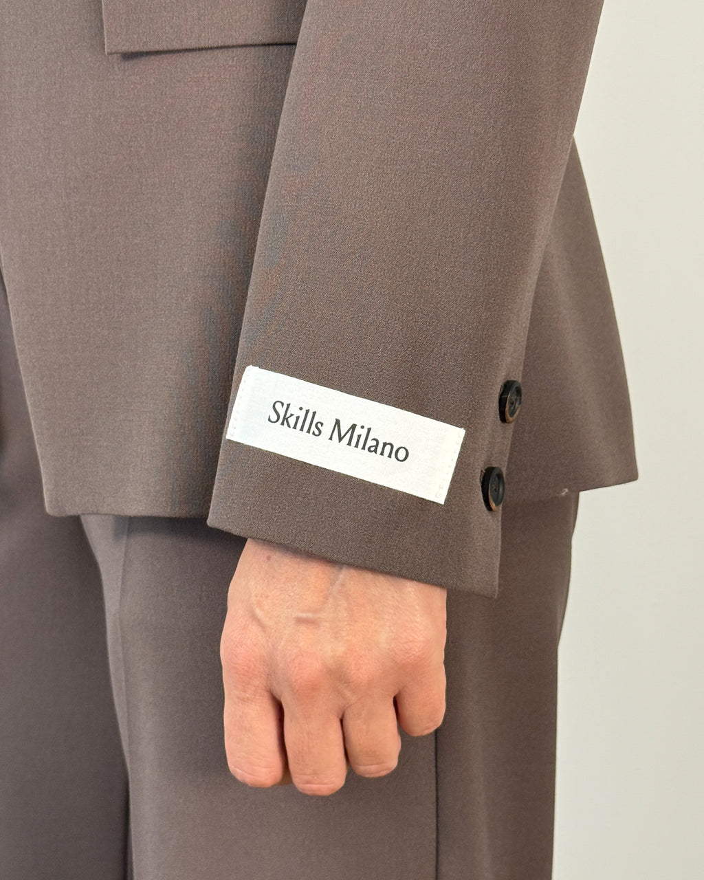 Blazer Monopetto Sfiancato con Revers a Lancia - Testa di Moro