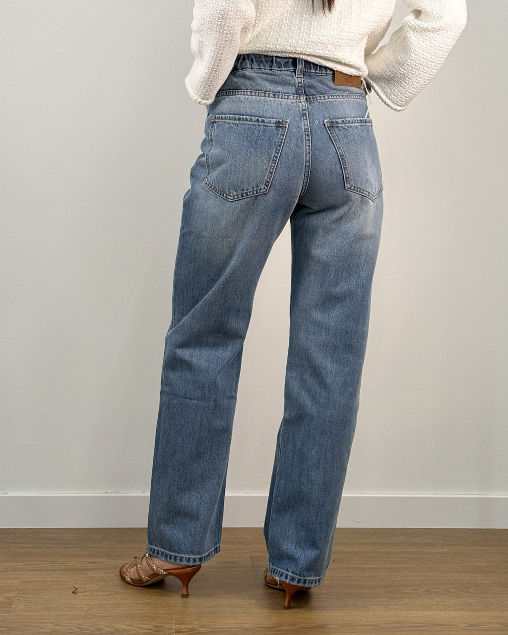 Jeans Straight Leg Vita Alta - Beatrice B