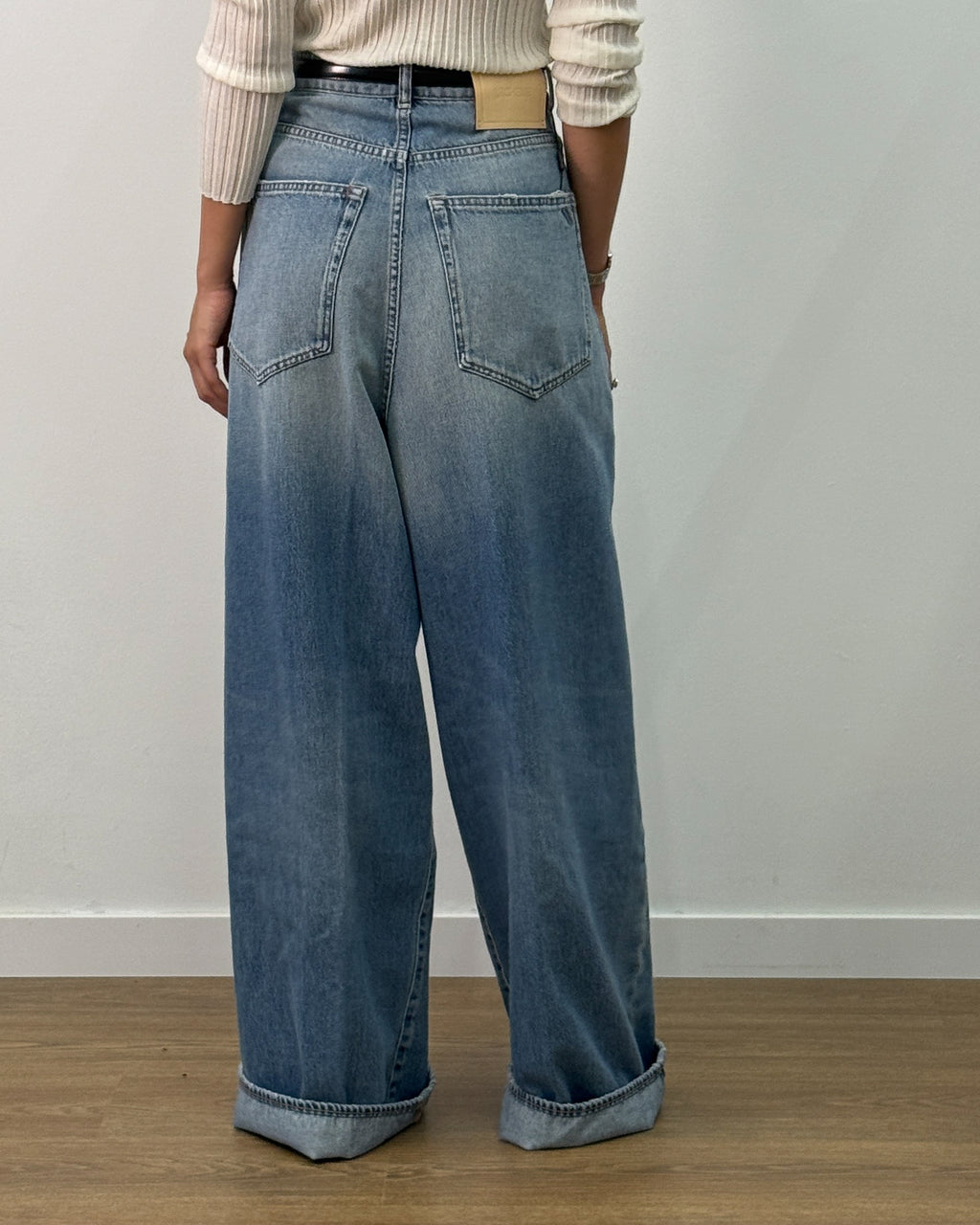 Jeans Baggy a Vita Altissima - Light Vintage | ARCHEVE