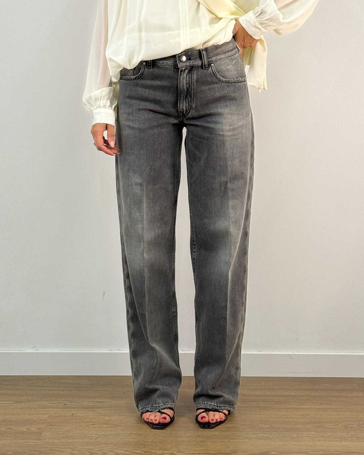 Jeans Wide Leg Tonia - Vintage Black | ARCHEVE