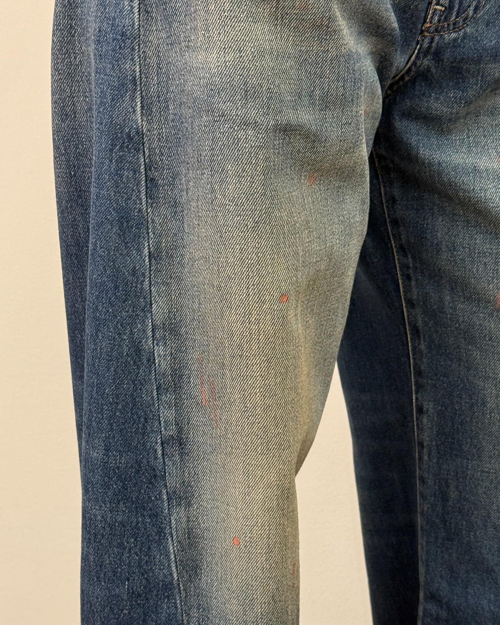 Jeans Barrel Fit Old Vintage con Dettagli Arancio | ARCHEVE